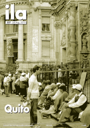 Titelblatt ila 337 Quito